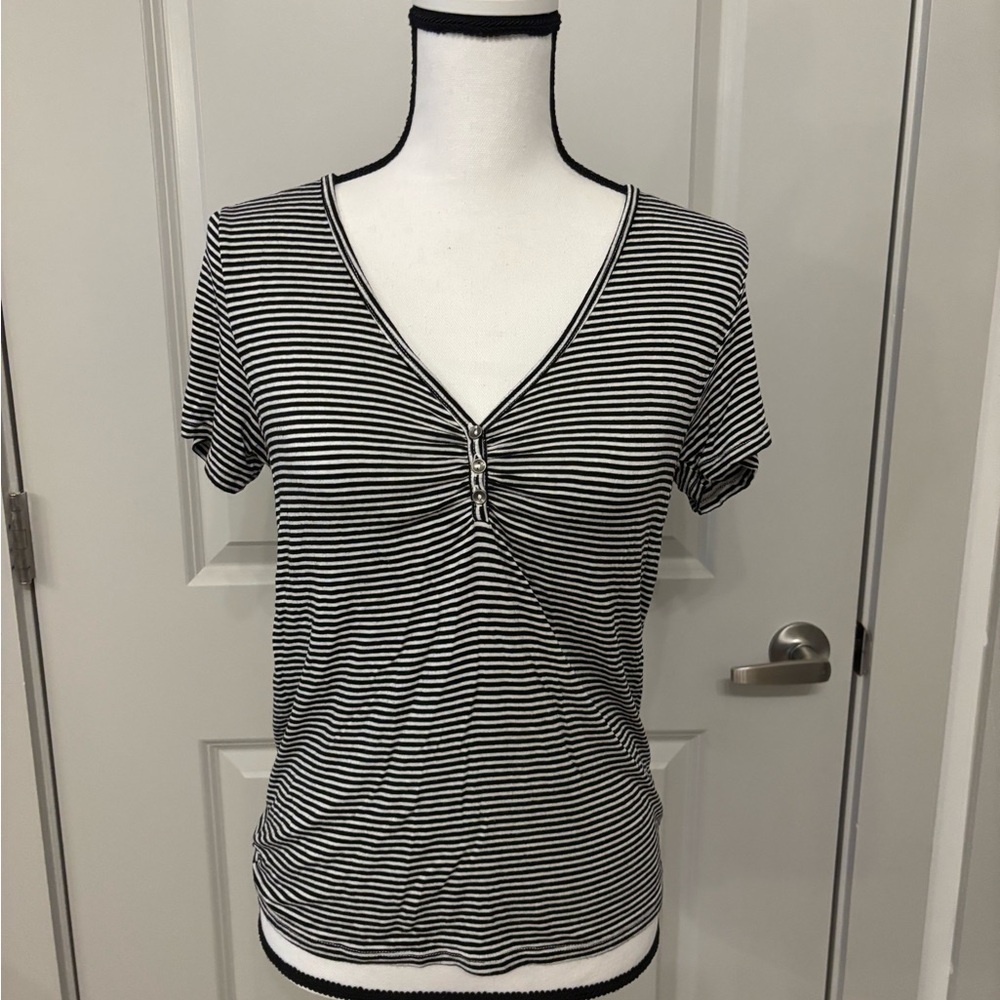 American Eagle soft and sexy striped top size M